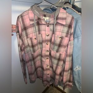 Kori Flannel Hooded Jacket